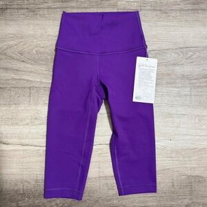 BNWT Lululemon Wunder Train HR Crop 15”